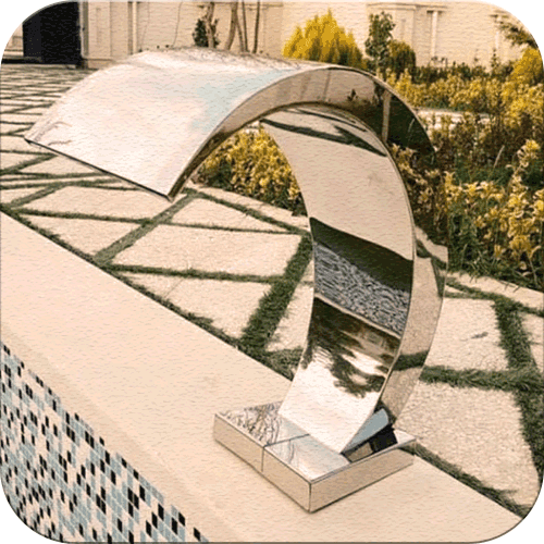 آبنمای کرتین در تهران 5 Curtin fountain in Tehran 5