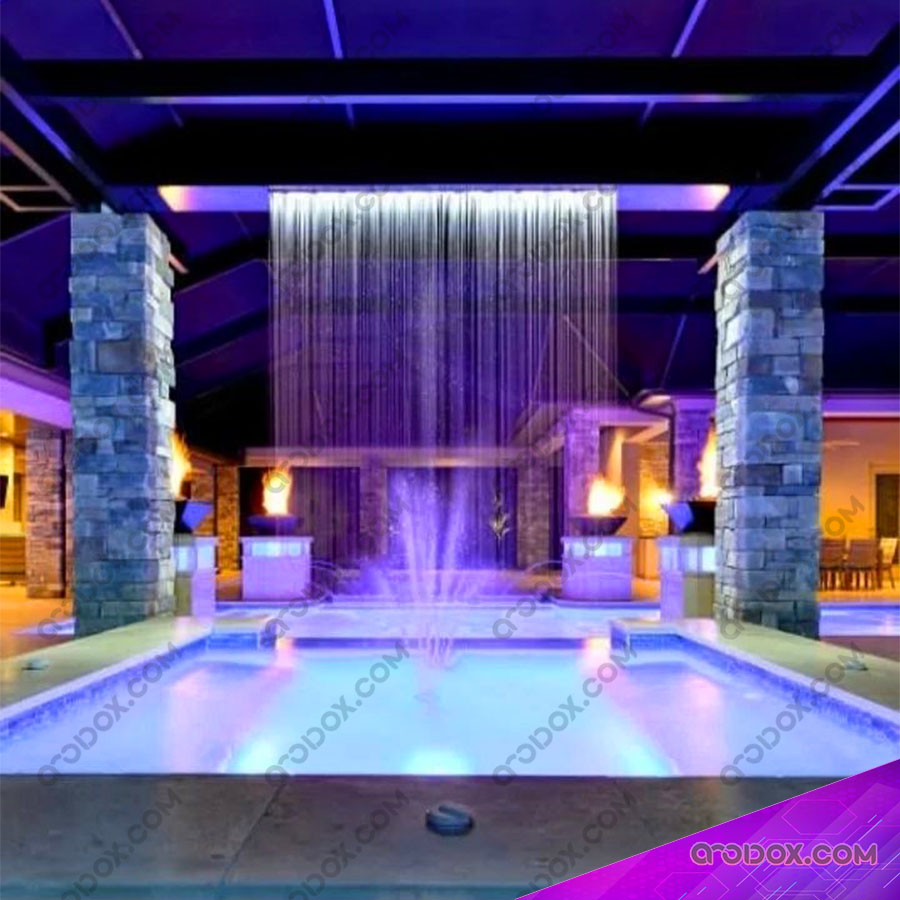 Rain Curtain With RGB